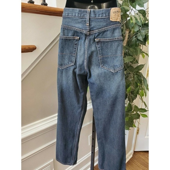 Levi's Signature Men's Blue Denim 100% Cotton Relaxed Fit Jeans Size 34/30 - Picture 6 of 11